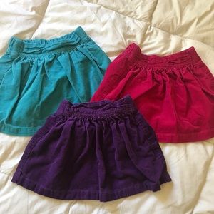 Bundle of corduroy skirts
